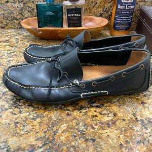 Size 11 Black leather Polo loafers